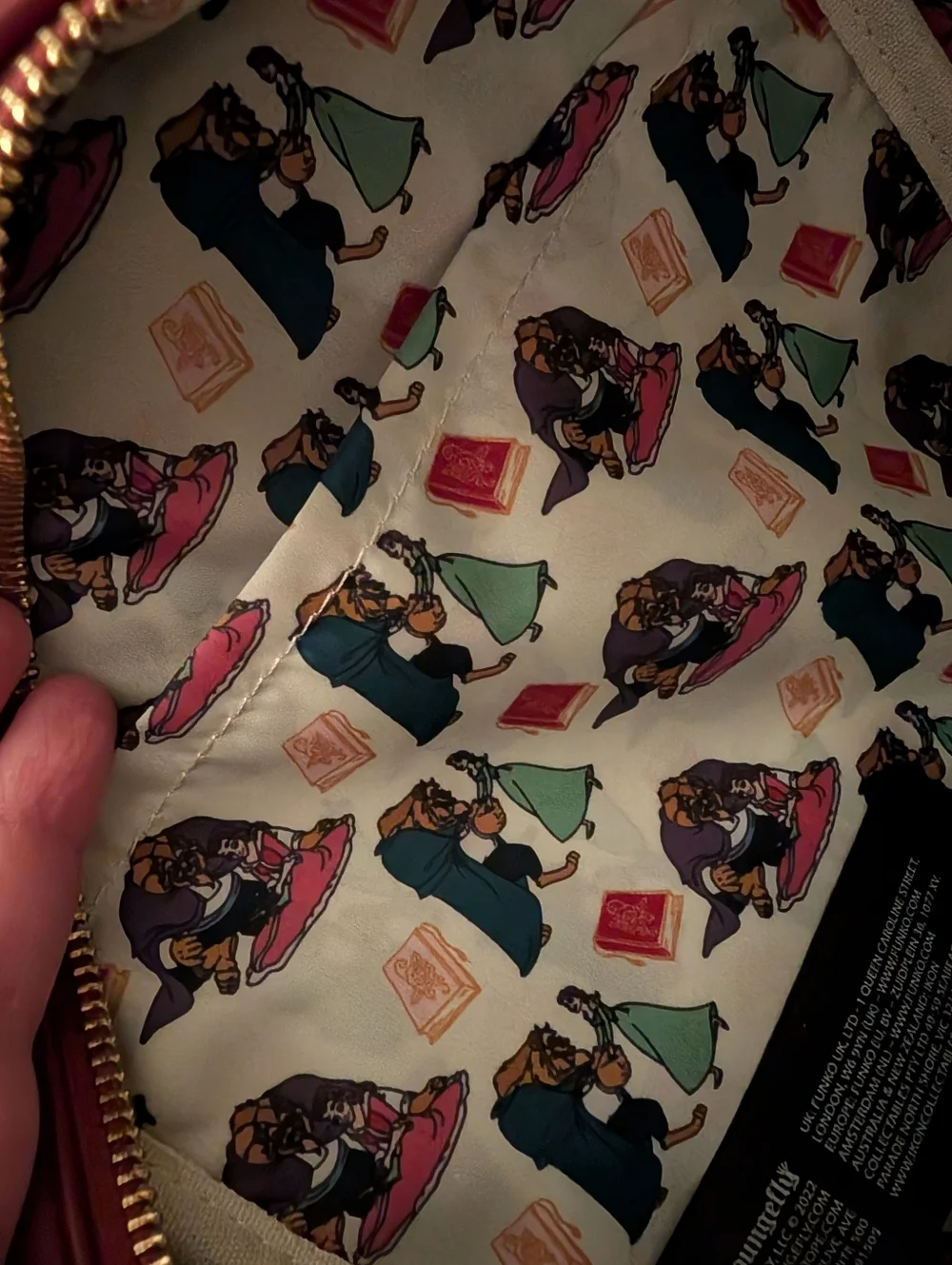 Disney Beauty And The Beast Loungefly Backpack - Picture 2 of 3